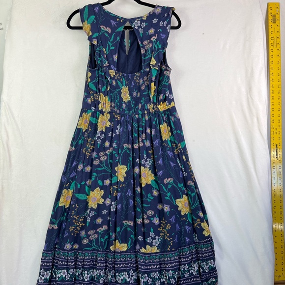 Old Navy Rayon Floral Ruffle Lace Maxi Dress - Picture 3 of 12